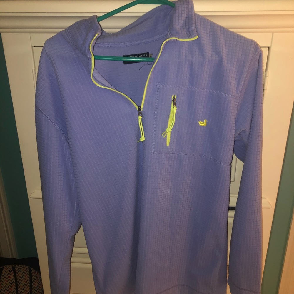Southern Marsh waffled half zip
